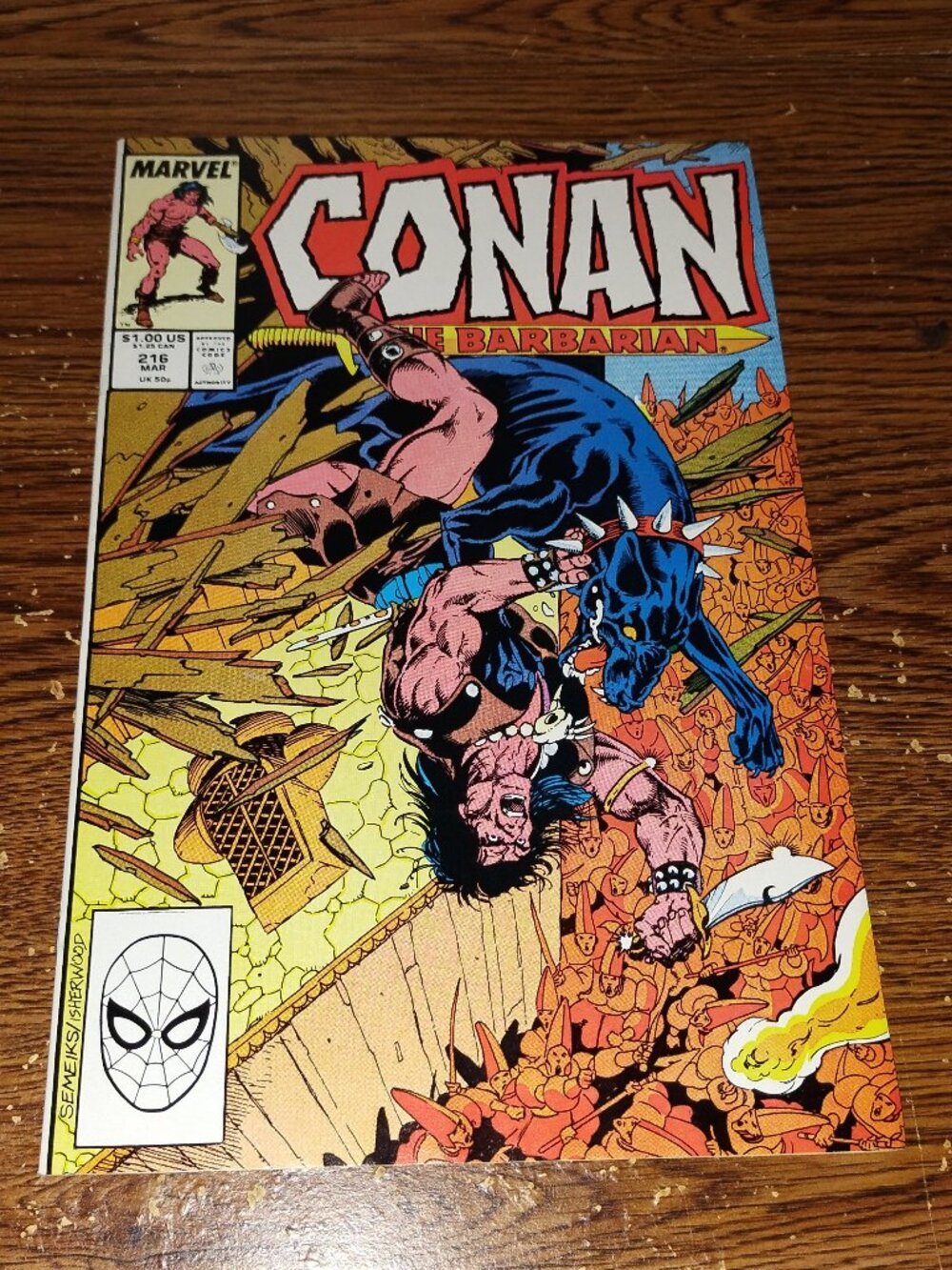 Conan the Barbarian #216 (Marvel Comics, 1982)